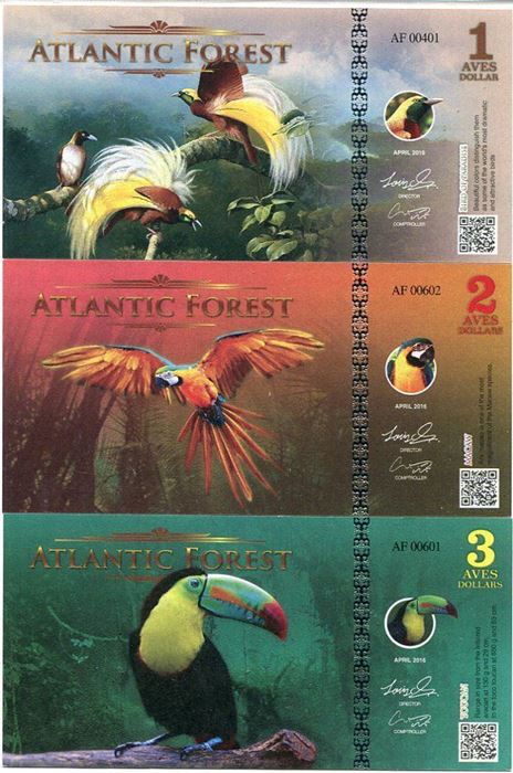 Atlantic Forest 3 Aves Dollar 2016 Toucan