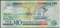 Picture of East Caribbean States,P52b,B236b,10 Dollars,2015