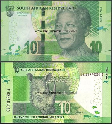 Picture of South Africa,P138,B767b,10 Rands