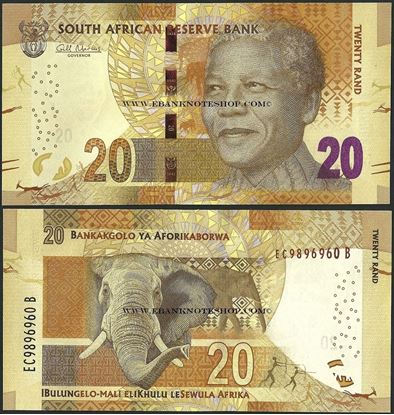 Picture of South Africa,P139,B768a,20 Rands