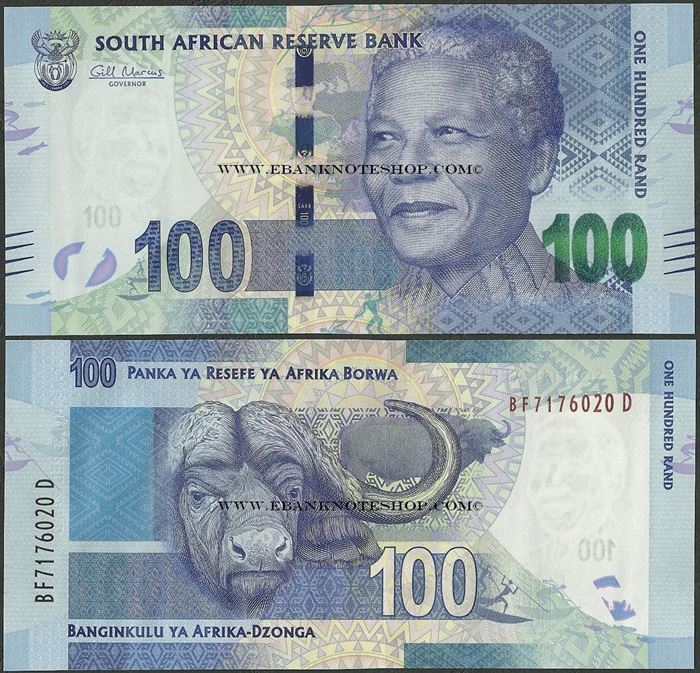 Picture of South Africa,P136,B765a,100 Rands