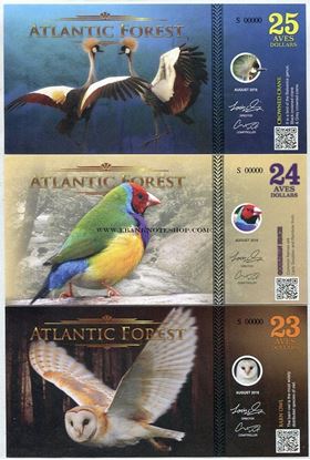 Picture of Atlantic Forest,23/24/25 Aves SET,2016
