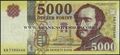 Picture of Hungary,B205,B590a,5000 Forint,2016,XF