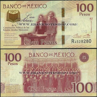 Picture of Mexico,P130,B713,100 Pesos,2016,Comm