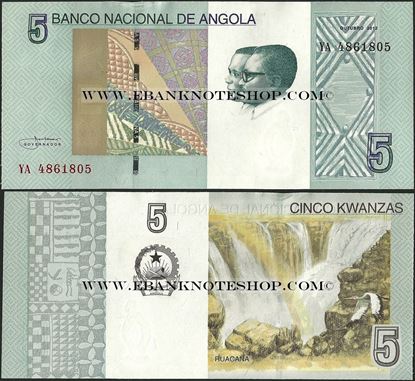 Picture of Angola,P151A,B550,5 Kwanza,2012(In 2017)