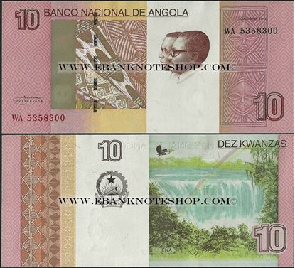 Picture of Angola,P151B,B551,10 Kwanza,2012(In 2017)