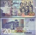 Picture of Ghana,P40f, B148f,20 Cedi,2015