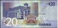 Picture of Ghana,P40f, B148f,20 Cedi,2015