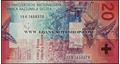 Picture of Switzerland,P76,B356,20 Francs,2015