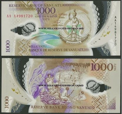 Picture of Vanuatu,P13a,B210a,1000 Vatu,2014