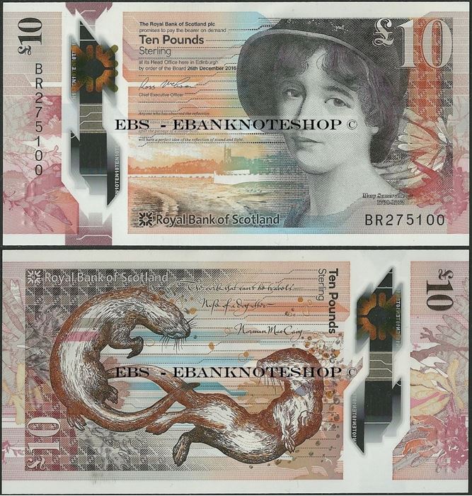 Picture of Scotland,P371,10 Pounds,2017,RBS,Polymer 