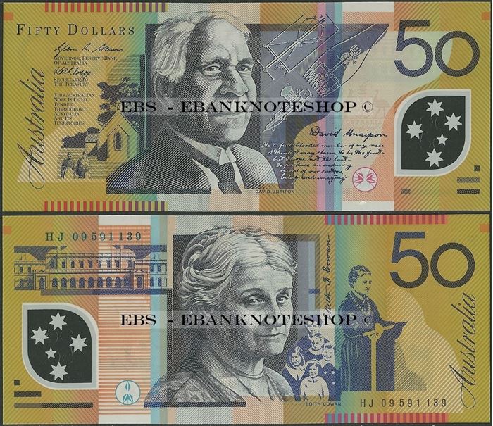 Picture of Australia,P60g,B228g,50 Dollars,2009