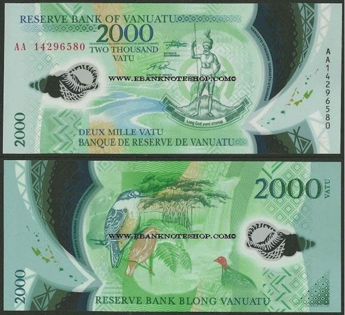 Picture of Vanuatu,P14,B211,2000 Vatu,2014