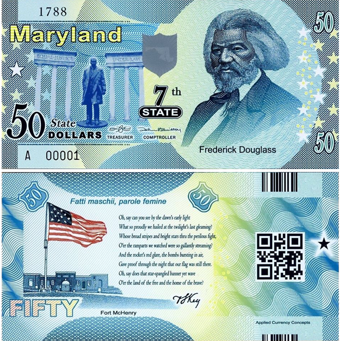 Picture of US State Dollar,7th State ,Maryland,50 State Dollars