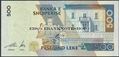 Picture of Albania,P68,B317a,500 Leke,2001