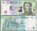 Picture of Argentina,P359,B415,5 Pesos,2015