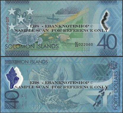 Picture of Solomon Islands,PNL,B226a,40 Dollars,2018