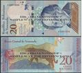 Picture of Venezuela,5 note set,2 to 50 Bolívar Soberano, 2018