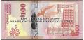 Picture of Bermuda,P62,B235a,100 Dollars,2009,Onion Prefix