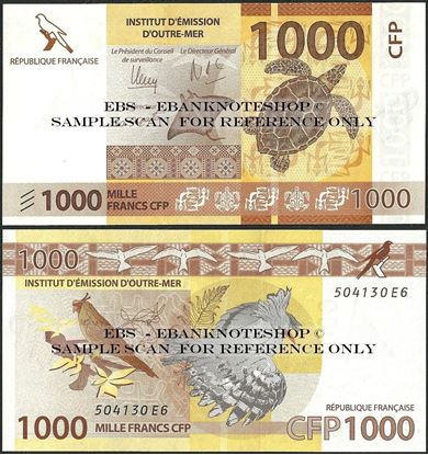 Picture of French Pacific,P6,B106,1000 Francs,2014