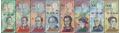Picture of Venezuela,P101-P108,B371-B378 2 to 500 Bolívar Soberano, 2018