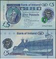 Picture of Northern Ireland,P90,B136a,5 Pounds,2017,Bank of Ireland