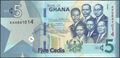 Picture of Ghana,B156,5 Cedis,2019