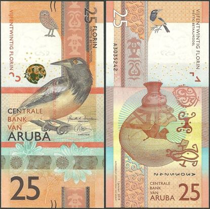 Picture of Aruba,P22,B122,25 Florin,2019