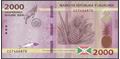 Picture of Burundi,B238b,2000 Francs,2018