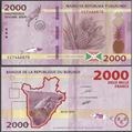 Picture of Burundi,B238b,2000 Francs,2018