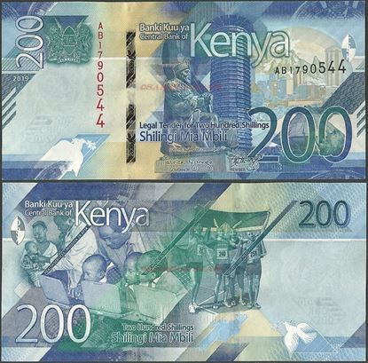 Picture of Kenya,B146,200 Shillings,2019