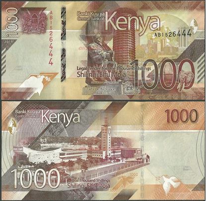 Picture of Kenya,B148,1000 Shillings,2019