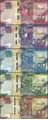 Picture of Kenya,5 NOTE SET,B144-B148,1850 Shillings,2019