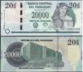 Picture of Paraguay,P238,B862c,20 000 Guarani,2017,series H