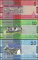 Picture of Gambia,B235-B237,5-20 Dalasi,2019,3 NOTE SET