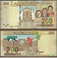 Picture of Bolivia,P252,B421a,200 Bolivianos,2018