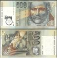Picture of Slovakia,P38,B418,500 Koruna,2000 Comm