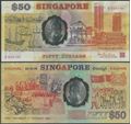 Picture of Singapore,P31a,B128,50 Dollars,1990,Comm