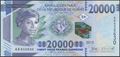 Picture of Guinea,P50,B341, 20000 Francs,2015