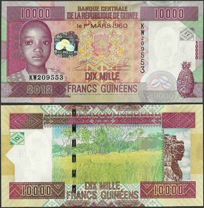 Picture of Guinea,P46,B336,10000 Francs,2012