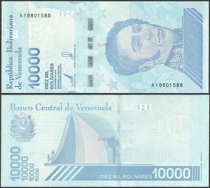 Picture of Venezuela,B379a,10 000 Bolivares,2019