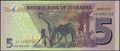 Picture of Zimbabwe,P100,B191,5 Bond Dollars,2016