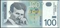 Picture of Serbia,P41,B401a,100 Dinara,2003,Comm