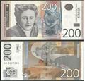 Picture of Serbia,P58a,B418a,200 Dinara,2011