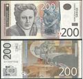 Picture of Serbia,P58b,B418b,200 Dinara,2013