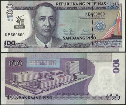 Picture of Philippines,P220,B1074,100 Piso,2013,Comm,Rice