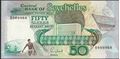Picture of Seychelles,P34,B407a,50 Rupees,1989,A prefix