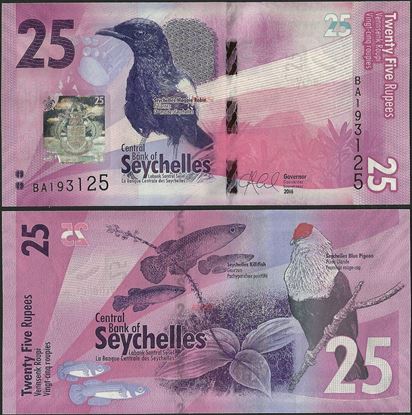 Picture of Seychelles,P48,B419,25 Rupees,2016