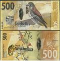 Picture of Seychelles,P51,B422a,500 Rupees,2016