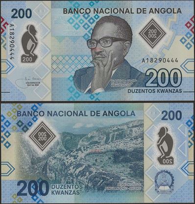 Picture of Angola,P160a,B557,200 Kwanza,2020